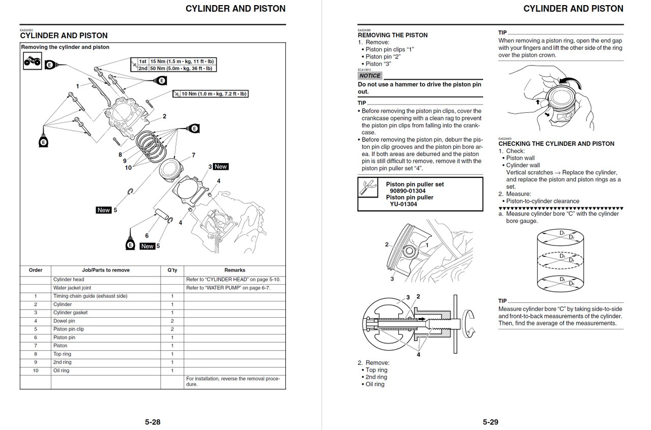2011 YAMAHA GRIZZLY 450 SERVICE MANUAL PDF visual data 7