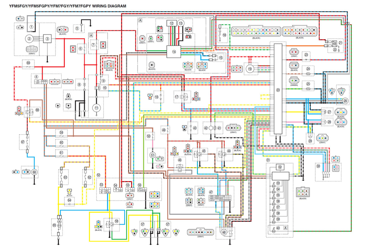 2010 YAMAHA GRIZZLY 700 SERVICE MANUAL PDF visual data 3