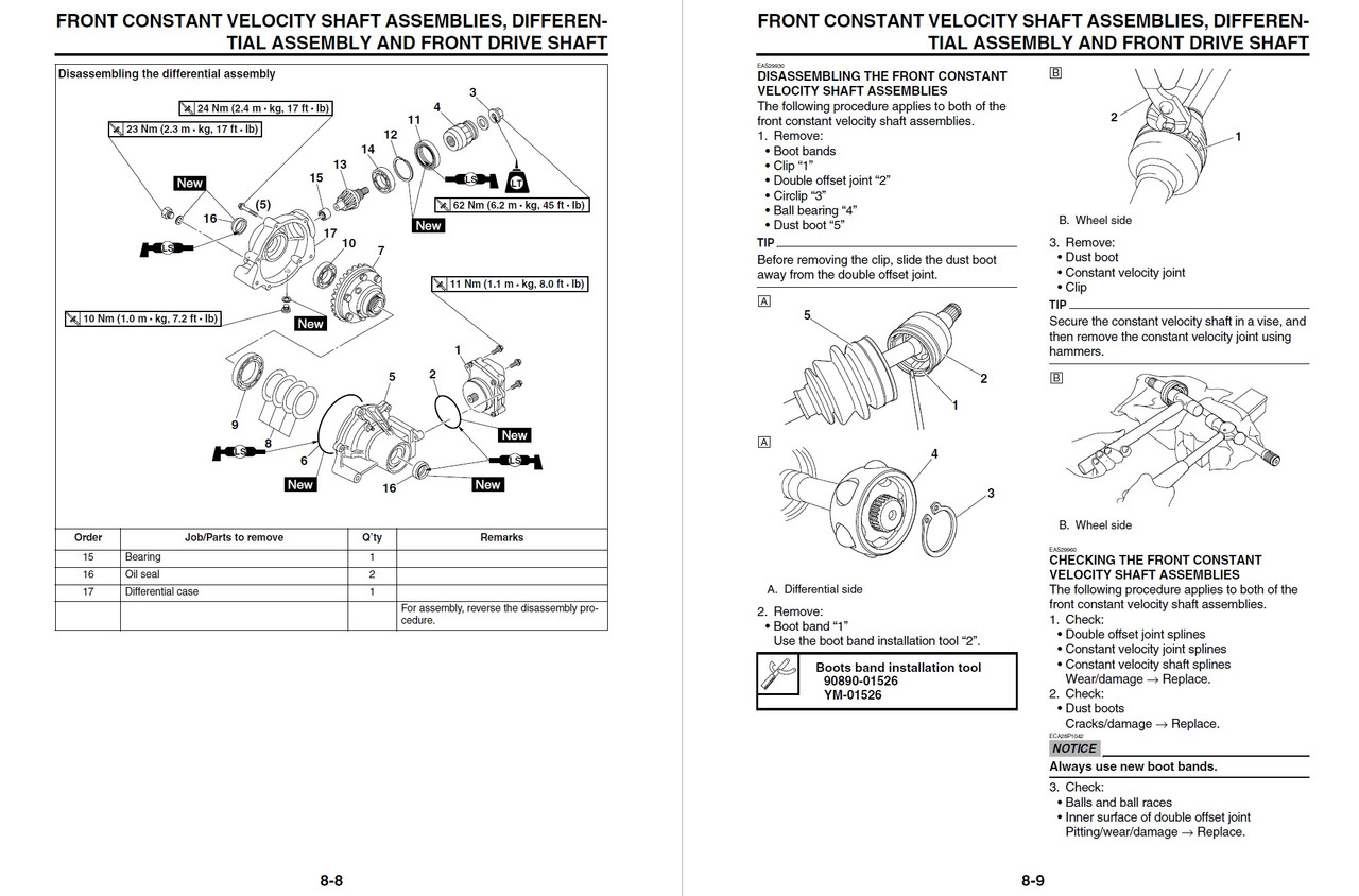 VERTEX COMPLETE GASKET Kit/d'étanchéité Yamaha YFM 550 Grizzly EPS (09 - Foto 9