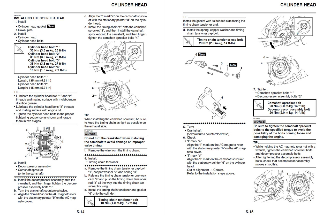 Yamaha 2009 Grizzly 550 4WD EPS Service Manual
