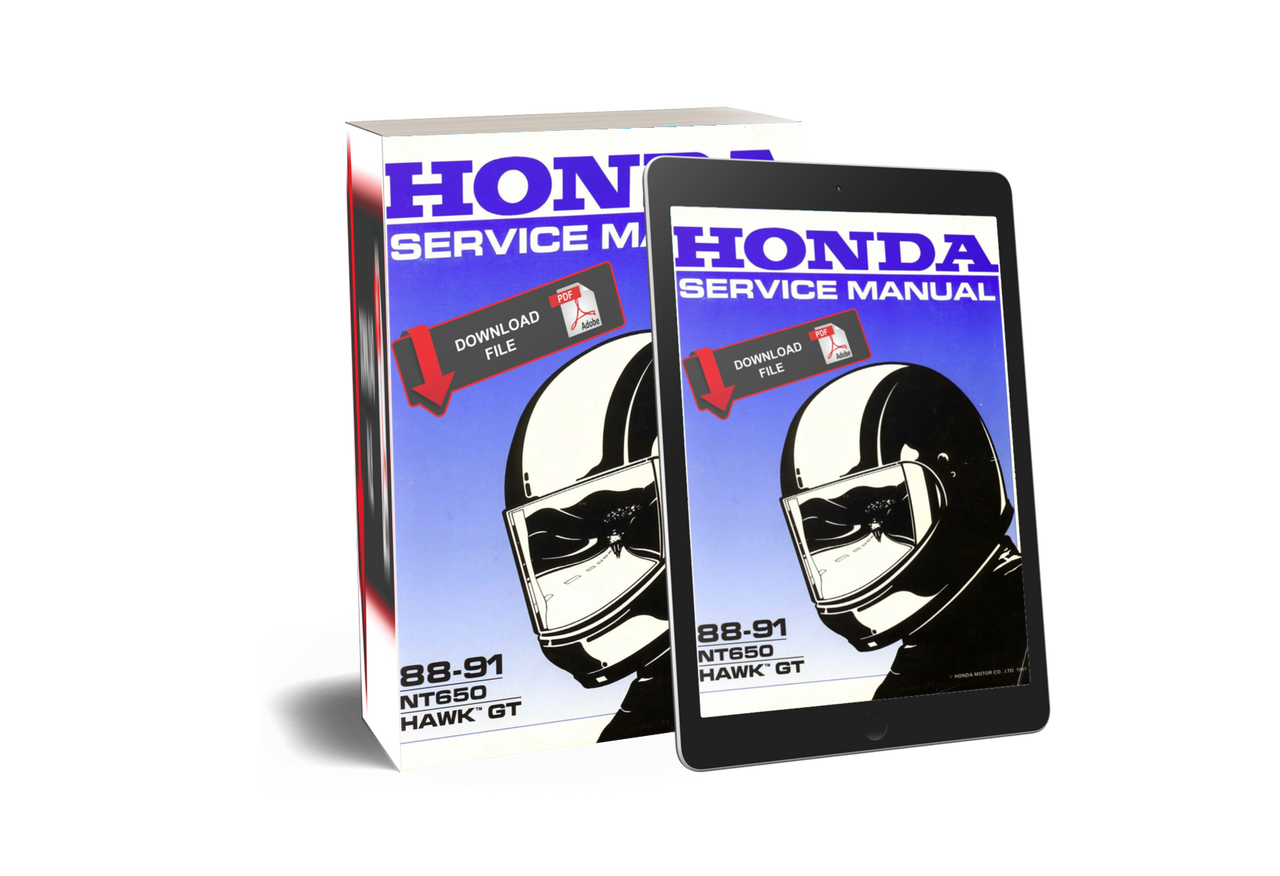 Honda 1988 Hawk GT Service Manual