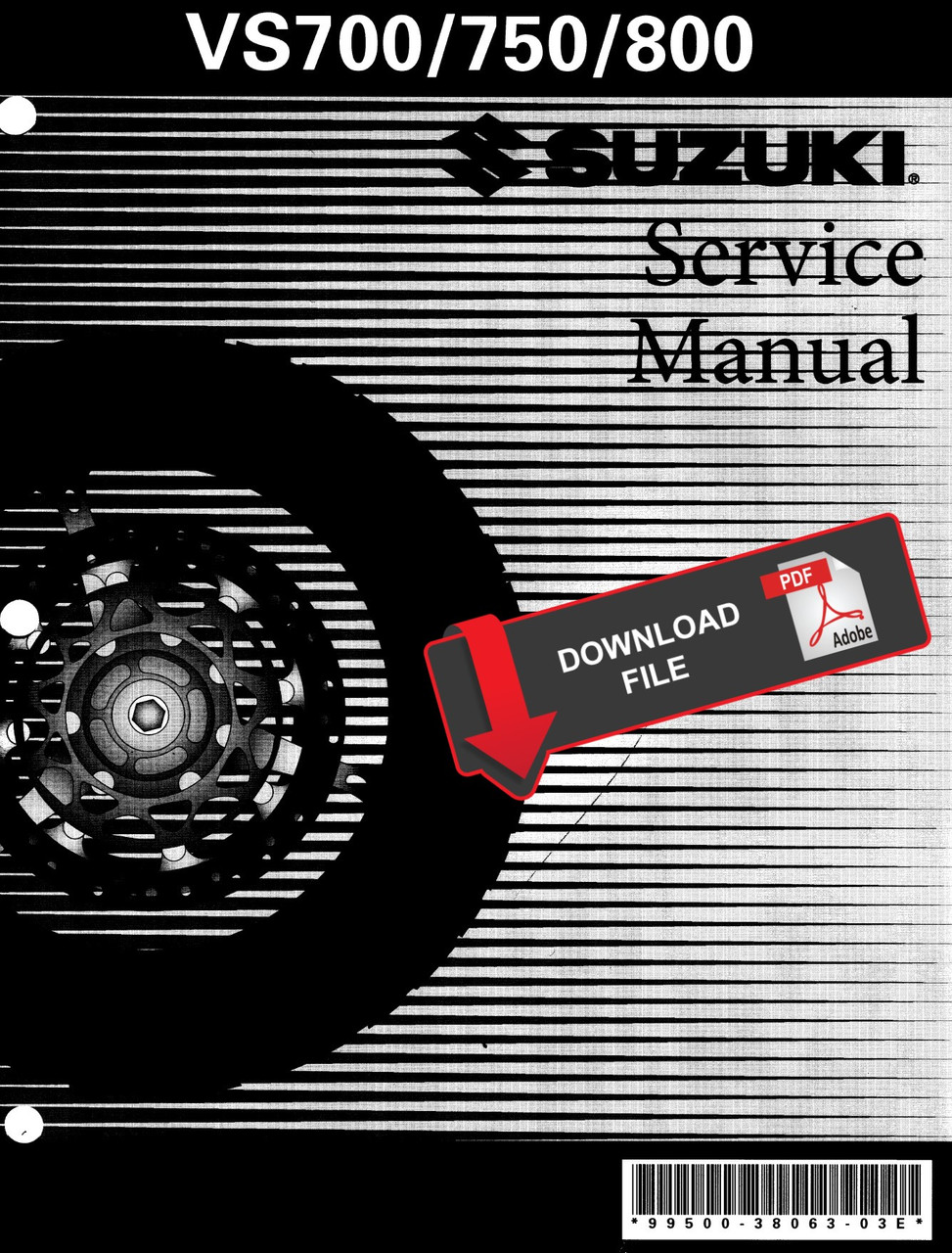 スズキ Intruder Classic 800 サービスマニュアル Suzuki 2000 VS800 Intruder 800 Service Manual