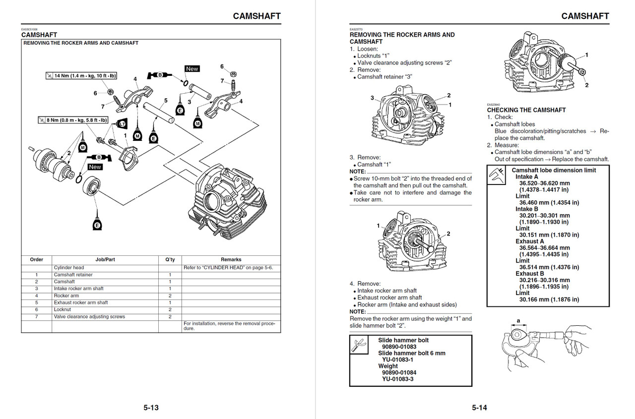 Yamaha 2008 XT250 Service Manual