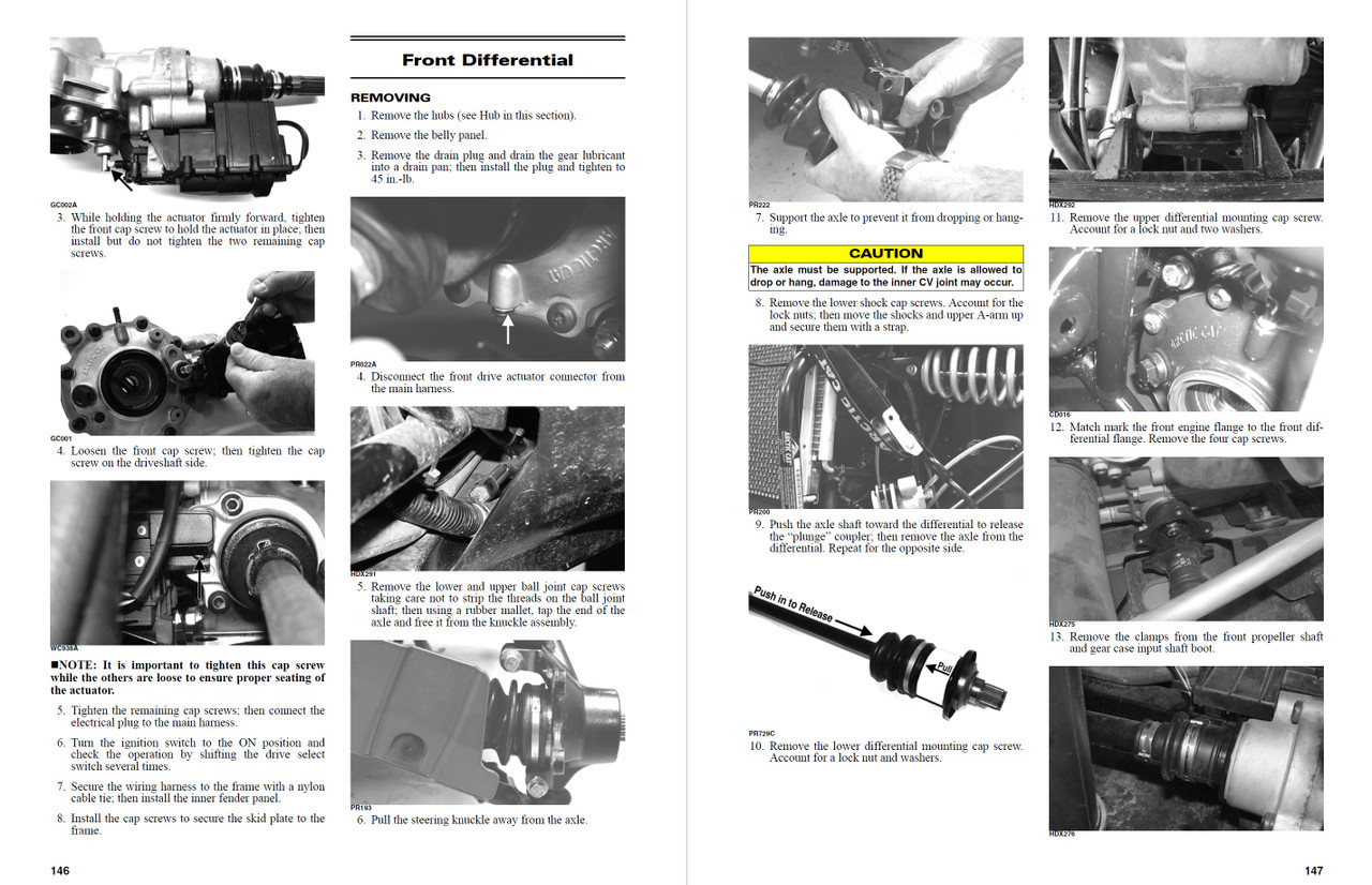 Arctic Cat 2016 HDX 500 XT Service Manual Arctic Cat 2016 HDX 500 XT Service Manual