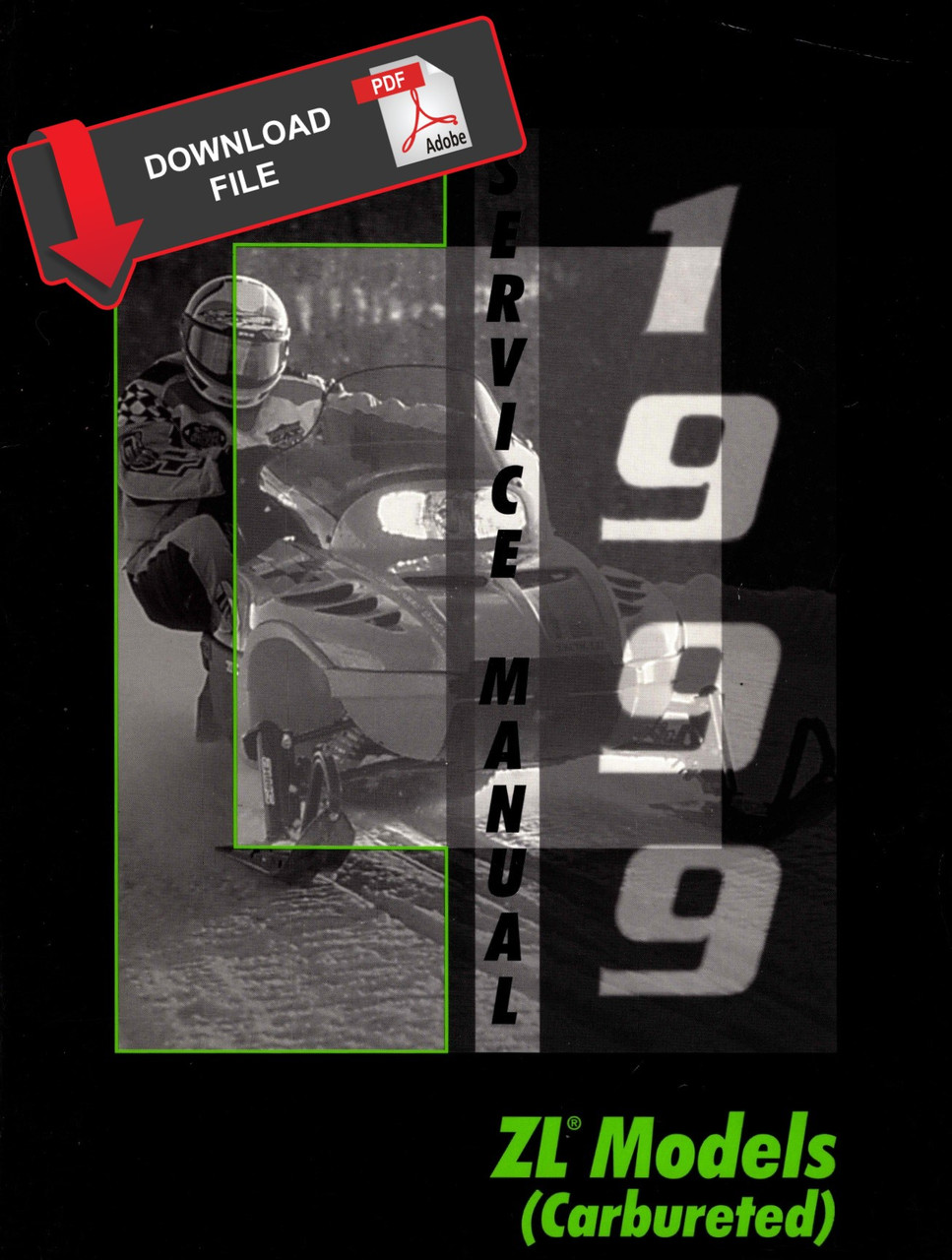 Arctic Cat 1999 ZL 600 Carb Snowmobiles Service Manual