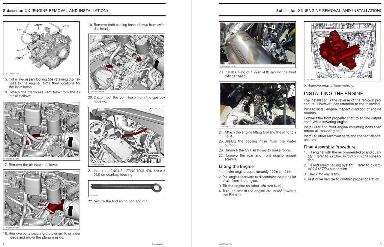 2021 CAN AM MAVERICK X3 SERVICE MANUAL PDF visual data 6