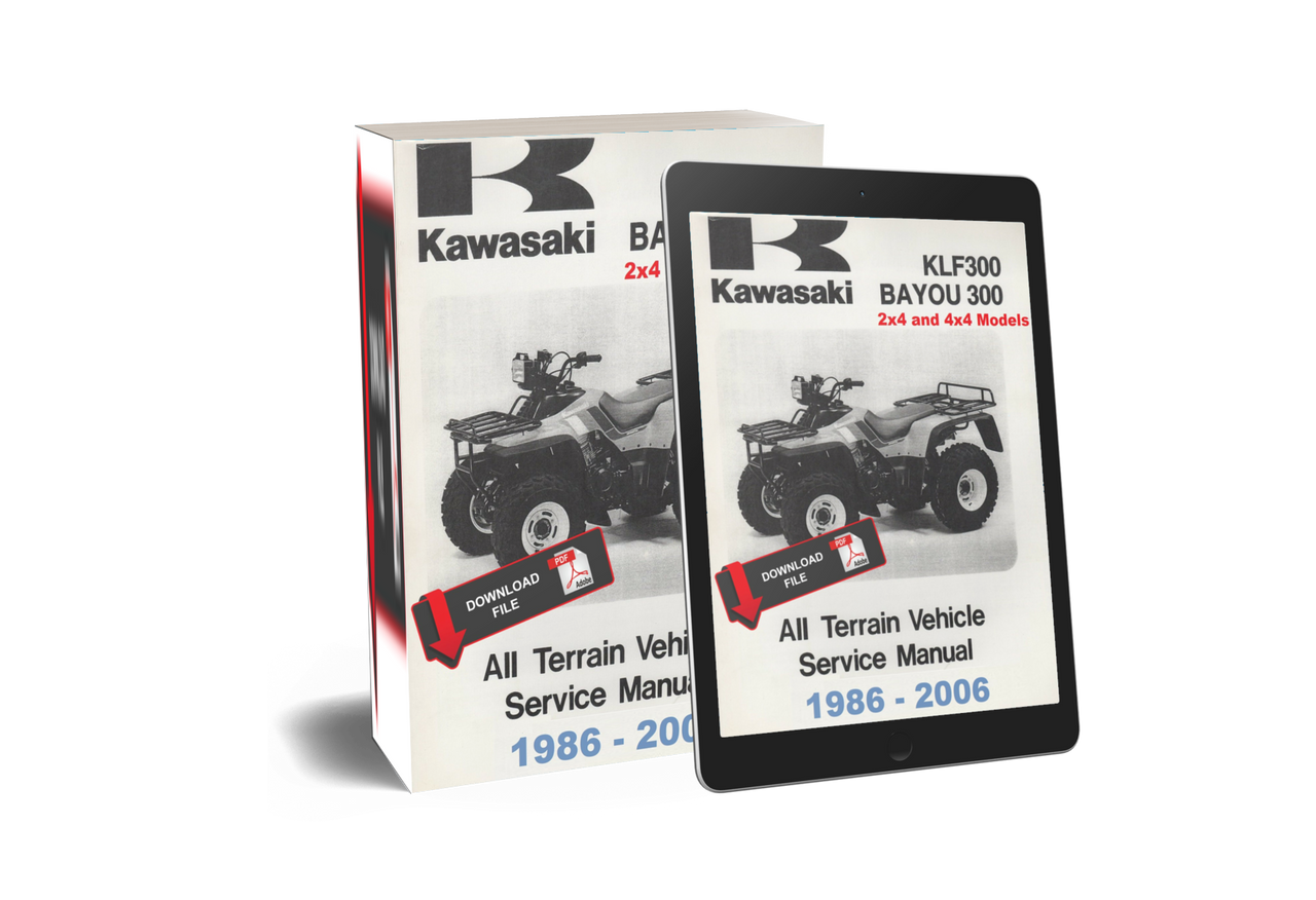 Kawasaki 1992 Bayou 300 Service Manual