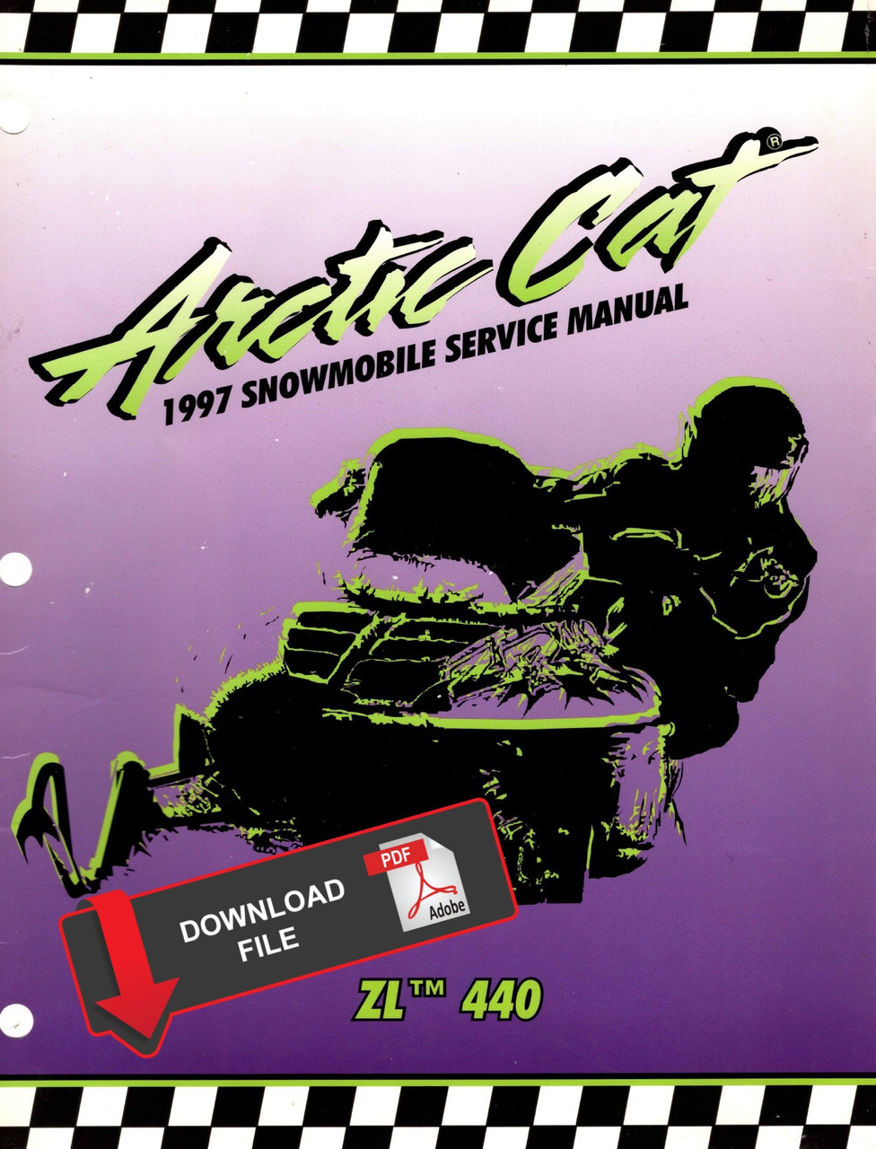 Arctic Cat 1997 ZL 440 Snowmobile Models Service Manual