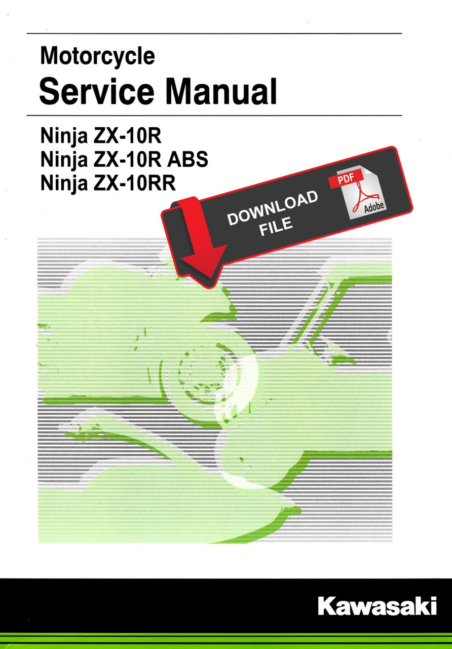 Service Manual Kawasaki 2018 Ninja ZX-10R KRT Repair
