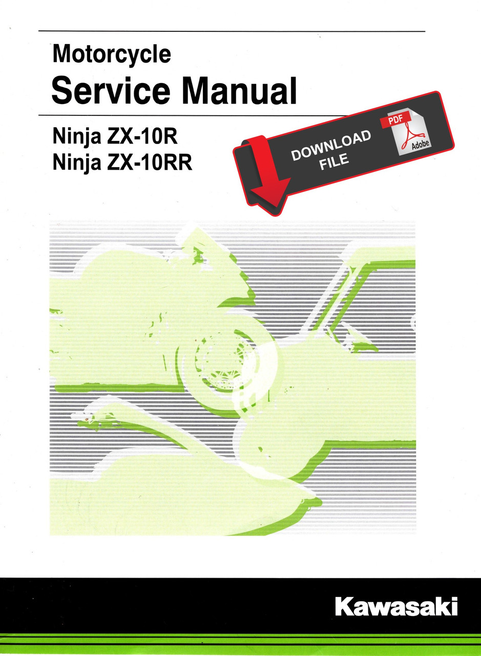 Service Manual Kawasaki 2019 Ninja ZX-10RR Repair