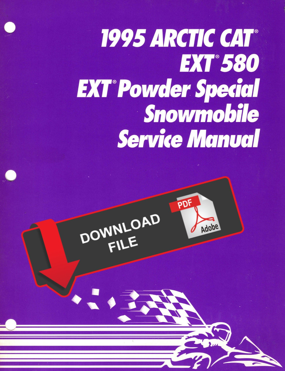 Arctic Cat 1995 EXT 580 Snowmobile Service Manual