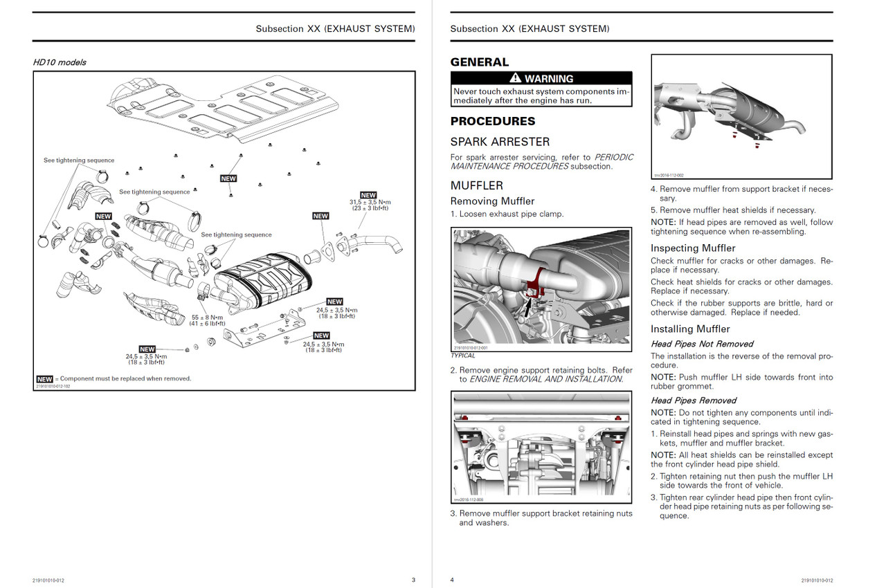 CanAm 2020 Defender HD8 Service Manual