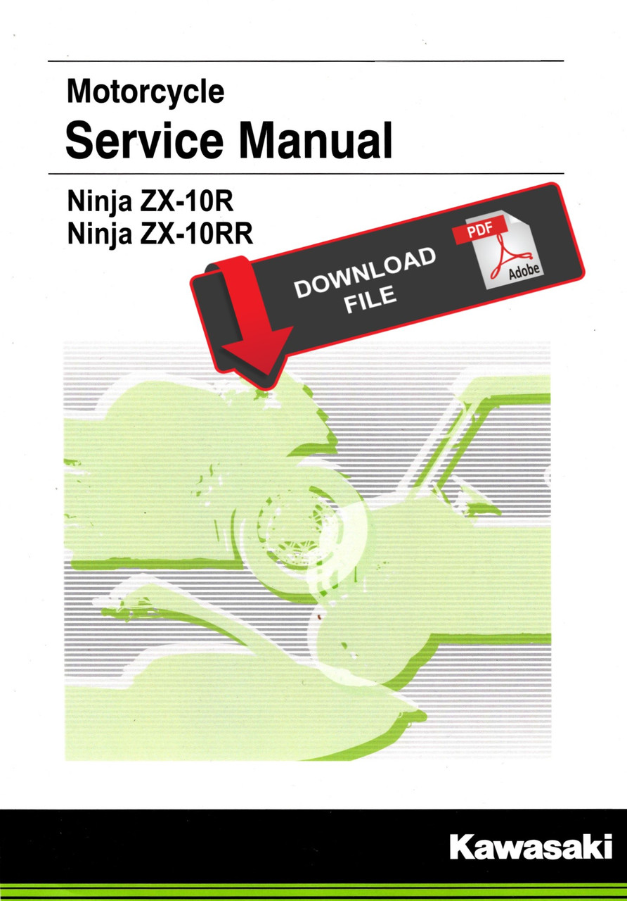 Service Manual Kawasaki 2020 Ninja ZX-10R Repair