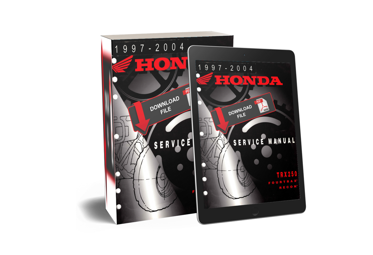 Honda 1998 TRX 250 Fourtrax Recon ATV Service Manual