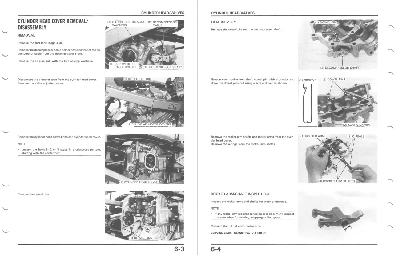 1987 HONDA TRX 250 SERVICE MANUAL PDF visual data 4