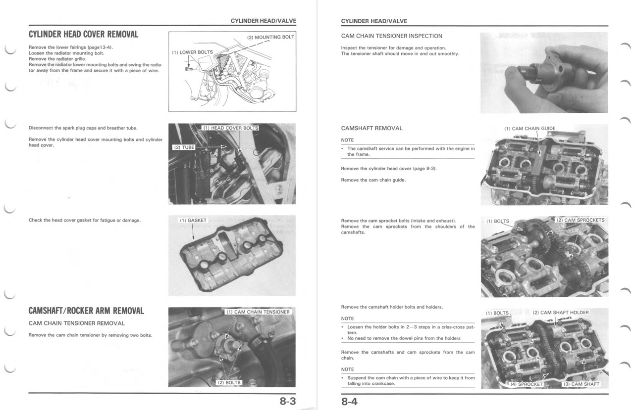 Honda 1990 CBR600F Service Manual