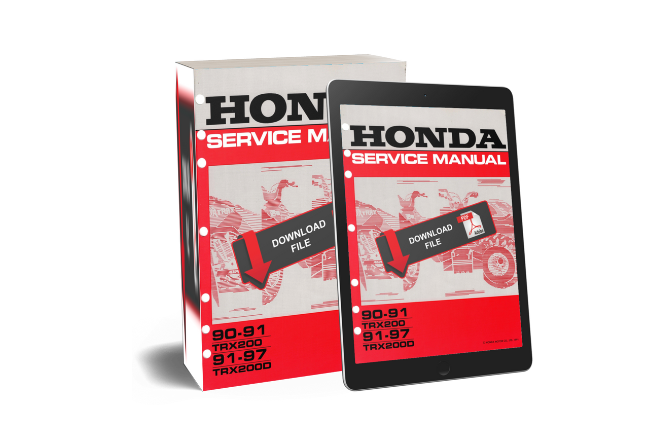 Honda 1995 TRX 200D ATV Service Manual