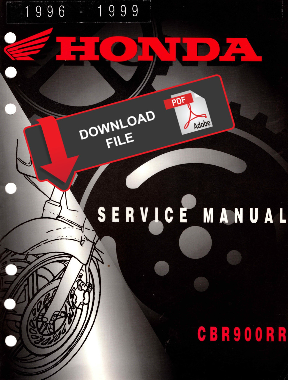 Honda 1999 CBR900RR Service Manual