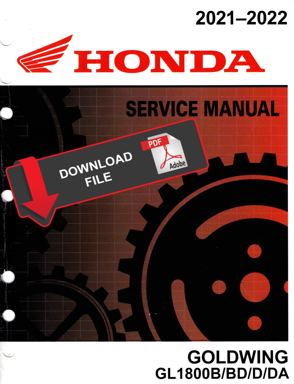 Honda 2021 Goldwing Tour Service Manual