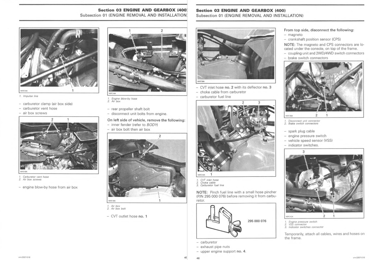 S SYUU Kupferfaser Bremsbeläge - Komplettset Für Can-Am Outlander & Renegade