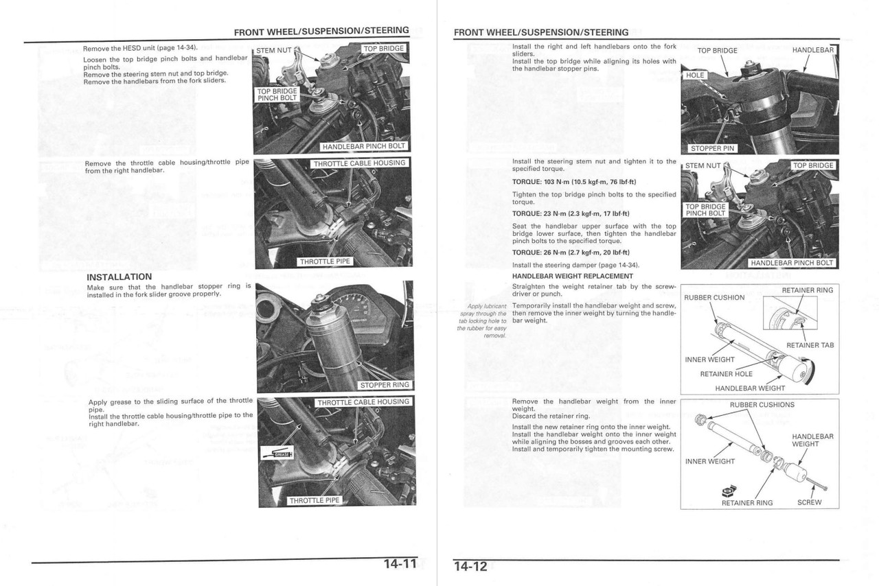 HONDA CBR1000RRサービスマニュアル Honda 2023 CBR1000RR-R Fireblade Service Manual