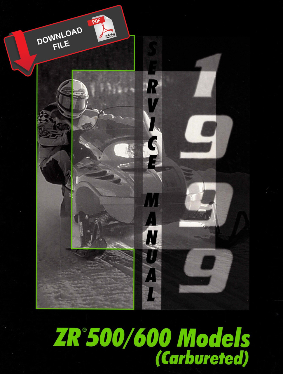 Arctic Cat 1999 ZR 600 LE Carb Snowmobiles Service Manual