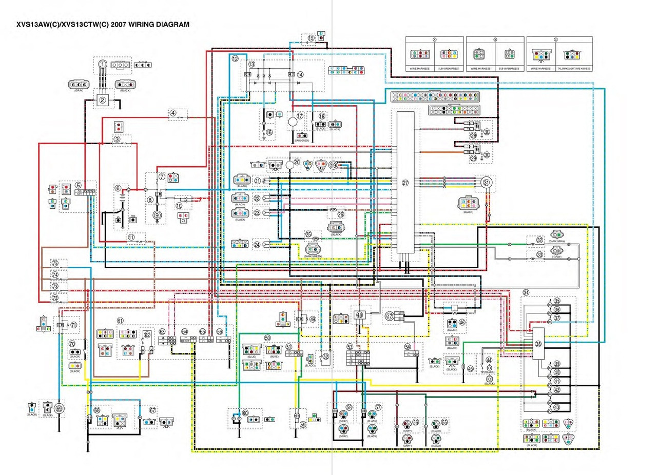 2007 YAMAHA V STAR 1300 SERVICE MANUAL PDF visual data 6