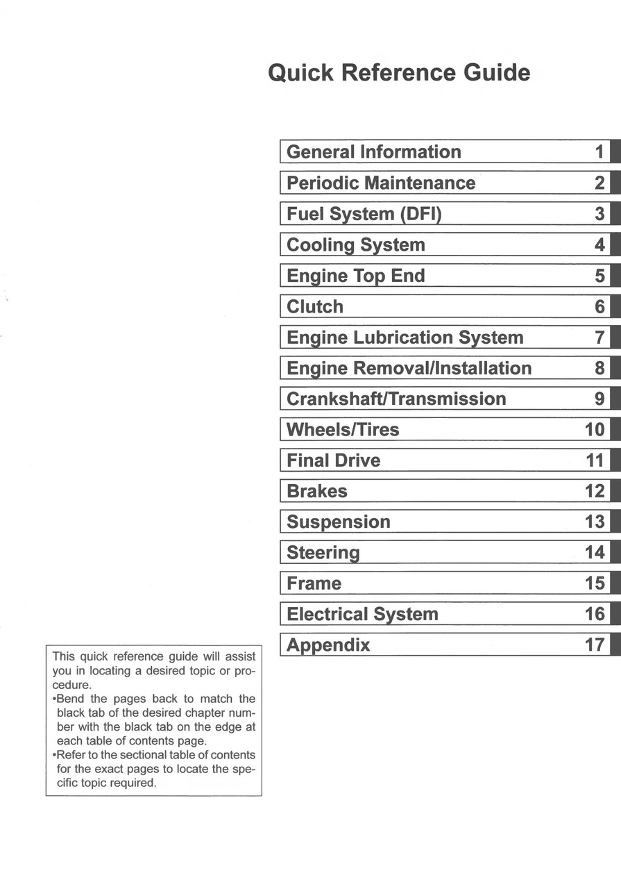 Service Manual Kawasaki 2020 Ninja ZX-6R ABS Repair