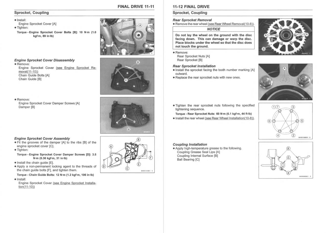 Service Manual Kawasaki 2022 Ninja ZX-6R ABS Repair
