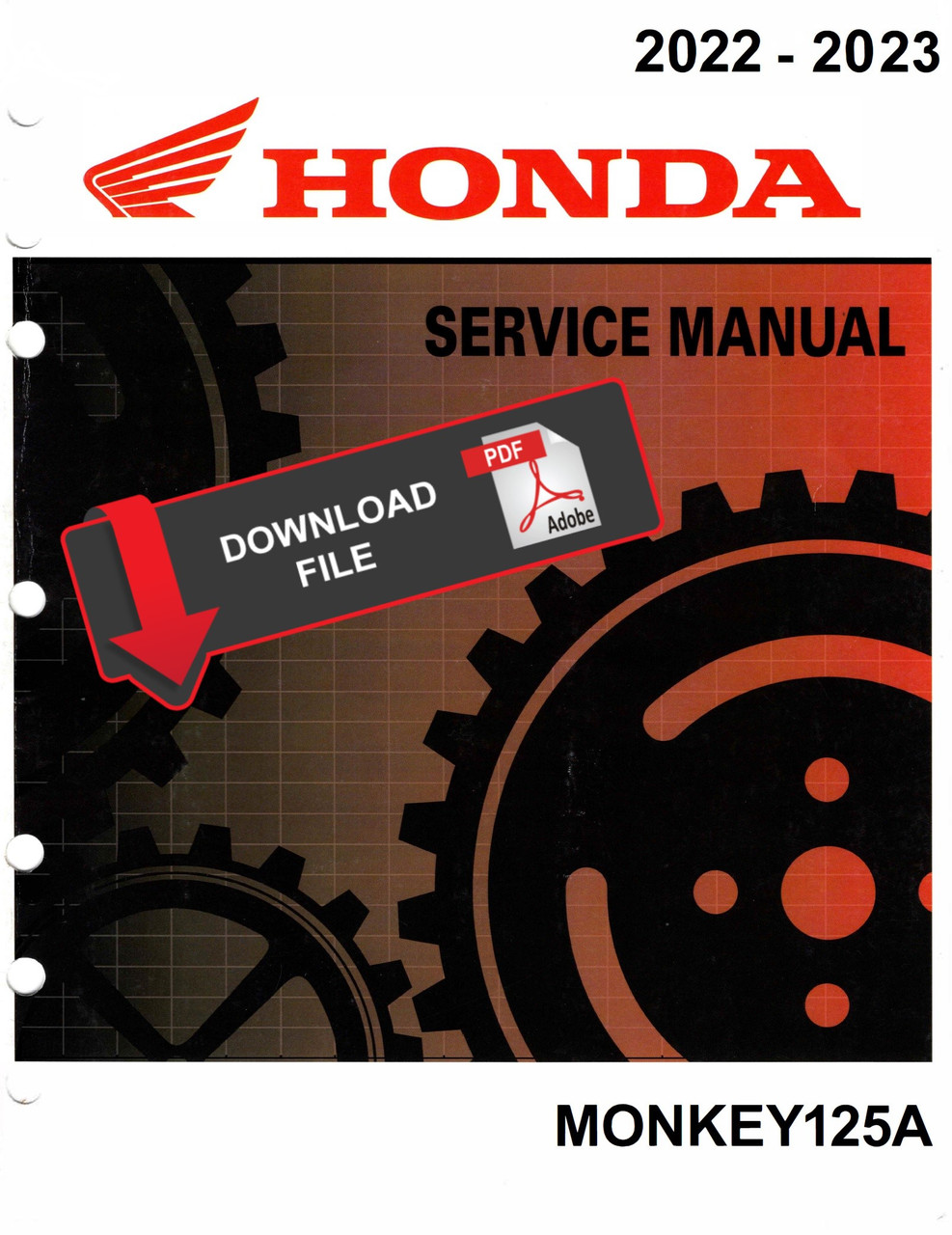 Honda 2023 Monkey 125A ABS Service Manual