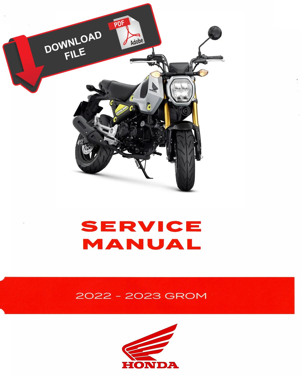 Honda 2022 Grom Service Manual