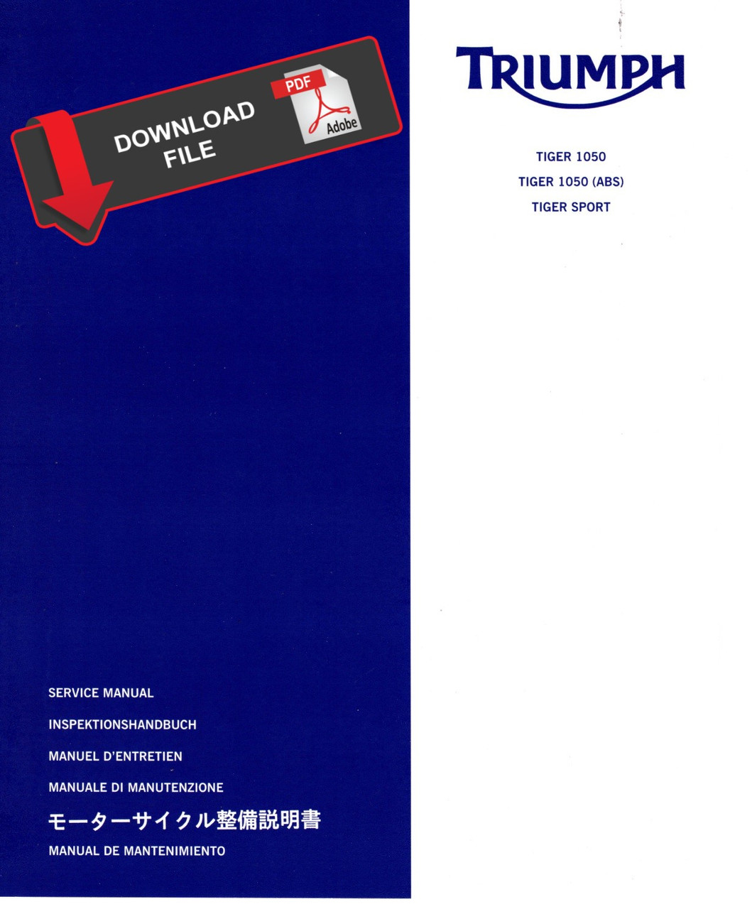 Triumph 2015 Tiger 1050 Service Manual