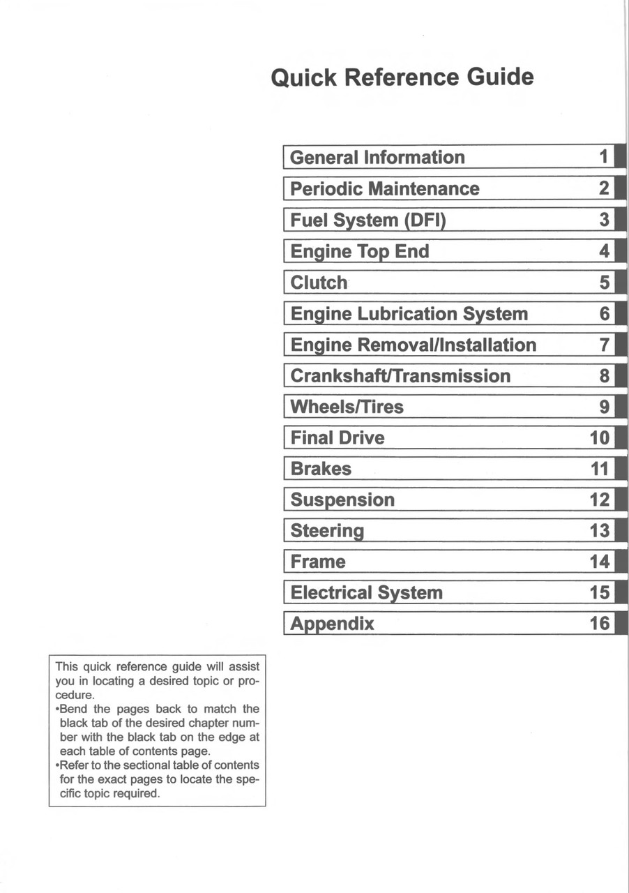 Service Manual Kawasaki 2019 W800 Cafe Repair