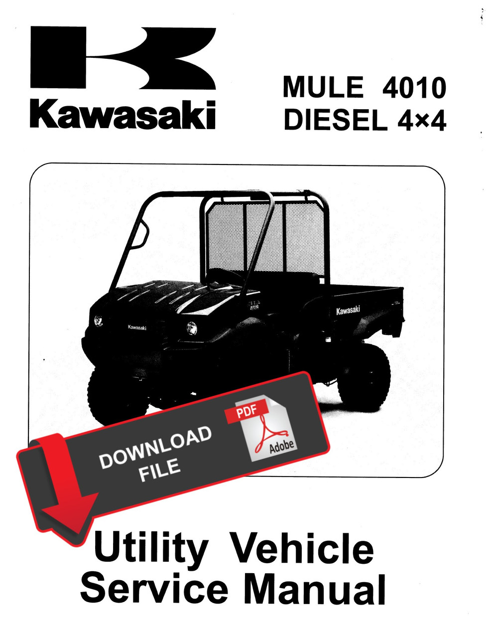 Kawasaki 2009 Mule 4010 Diesel 4x4 Service Manual