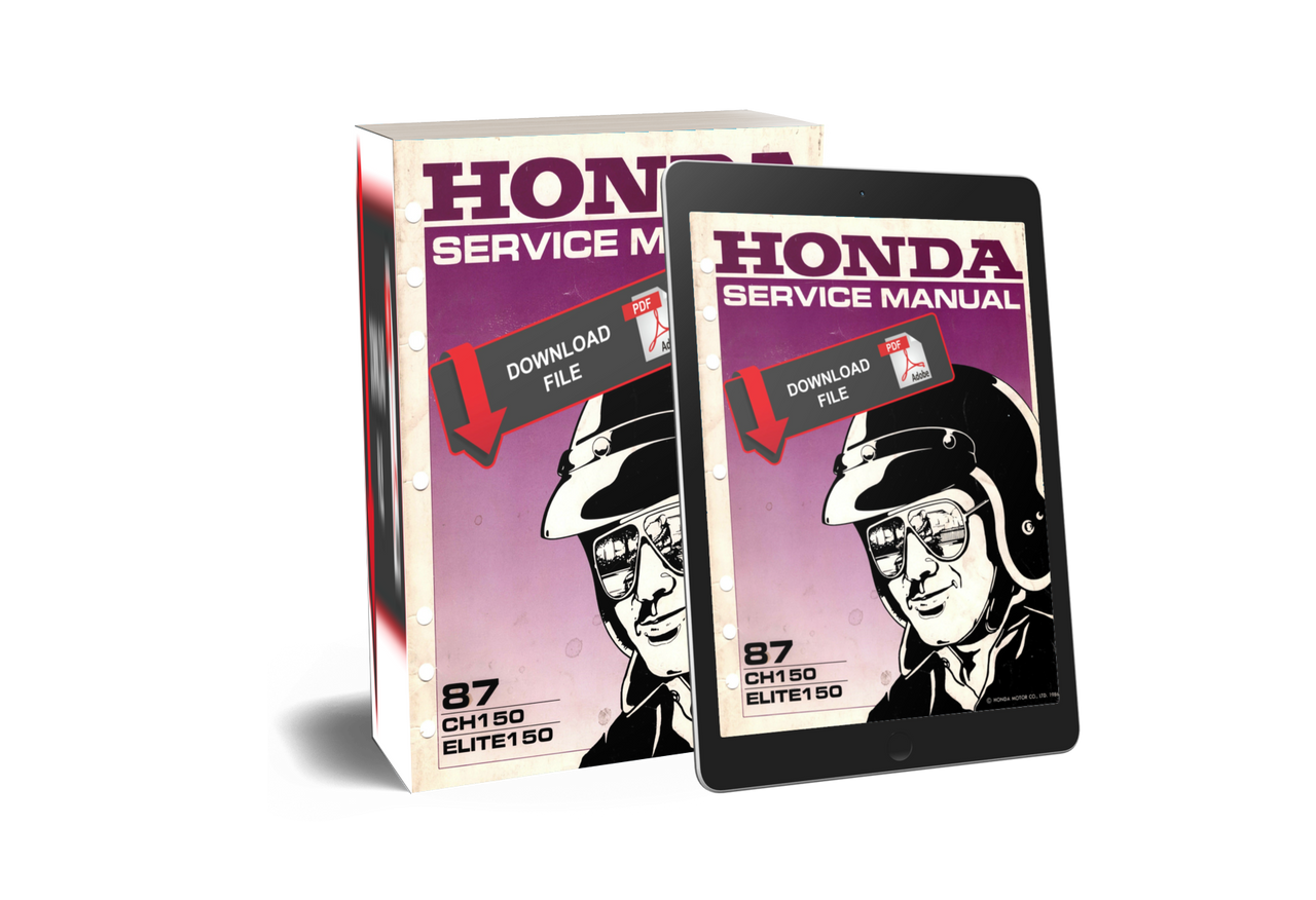 Honda 1987 CH150 Service Manual