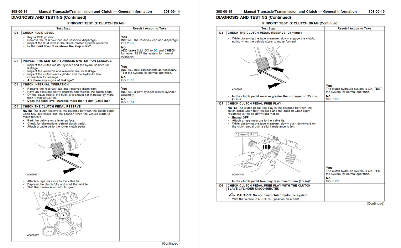 テキスト Ford 2006 Ranger 2.3L Service Manual
