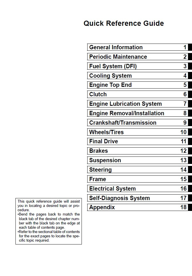 Service Manual Kawasaki 2016 Ninja ZX-10R ABS Repair