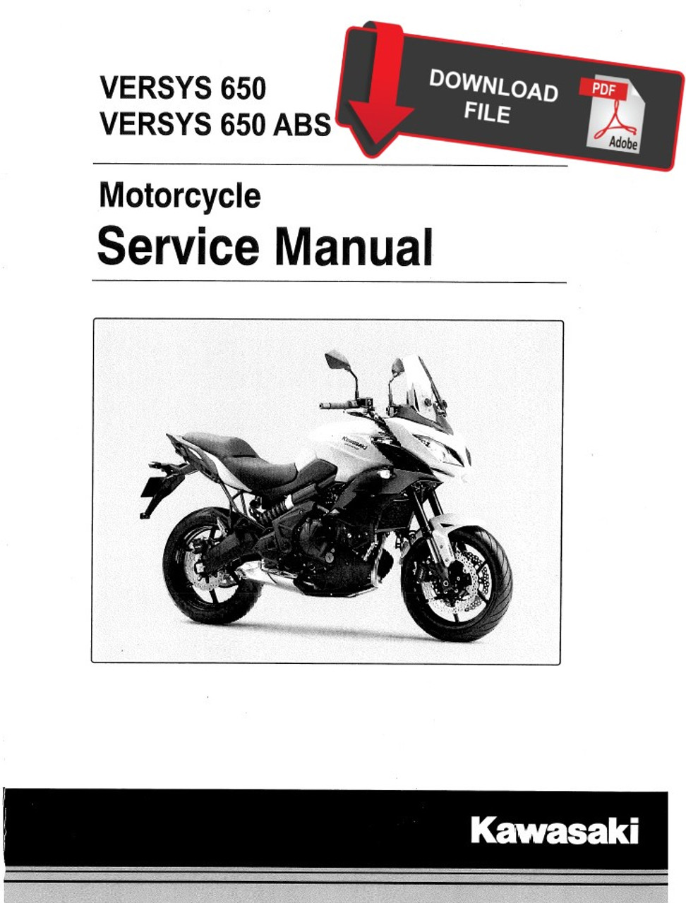 Kawasaki 2016 650 ABS Service