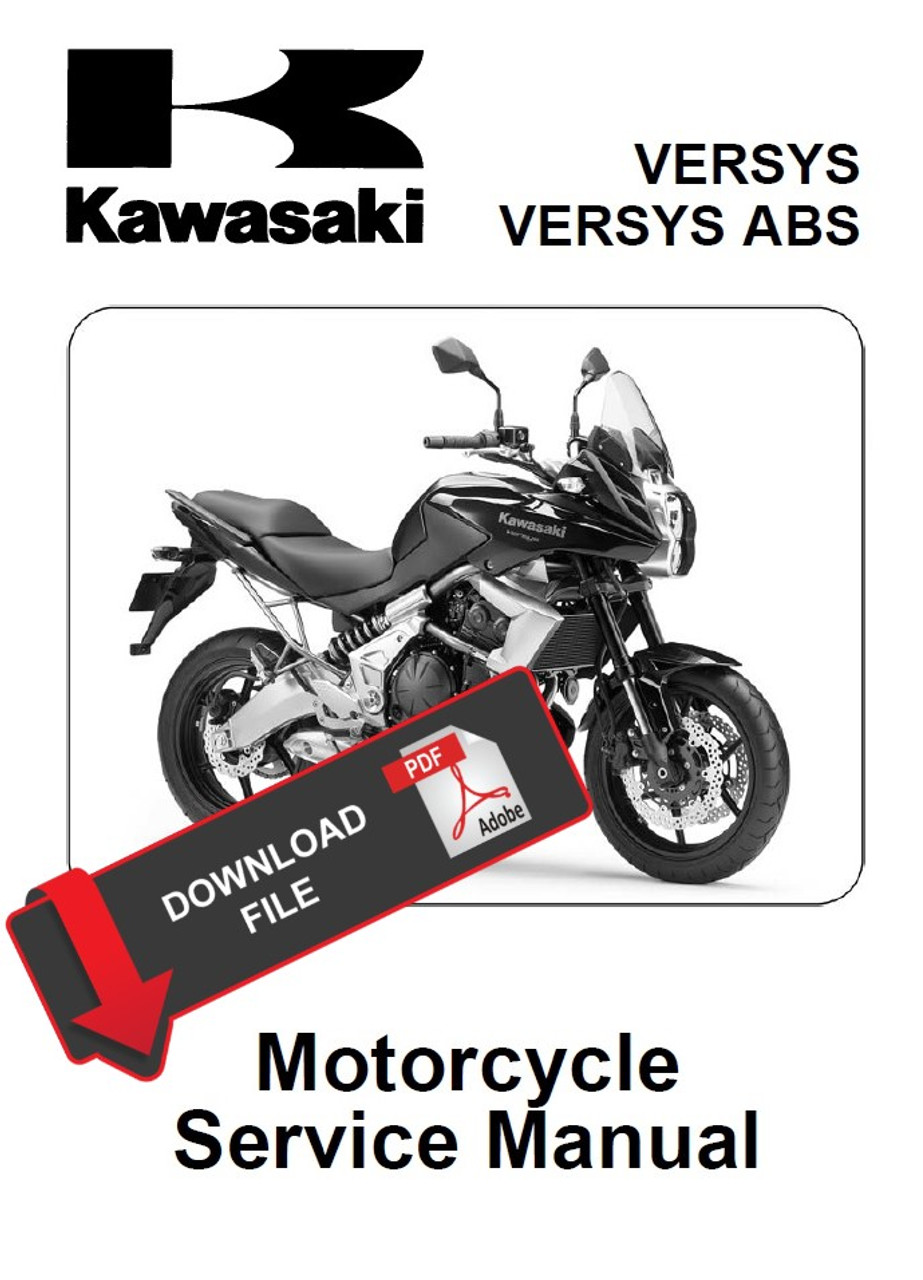 Kawasaki 2012 Versys Service