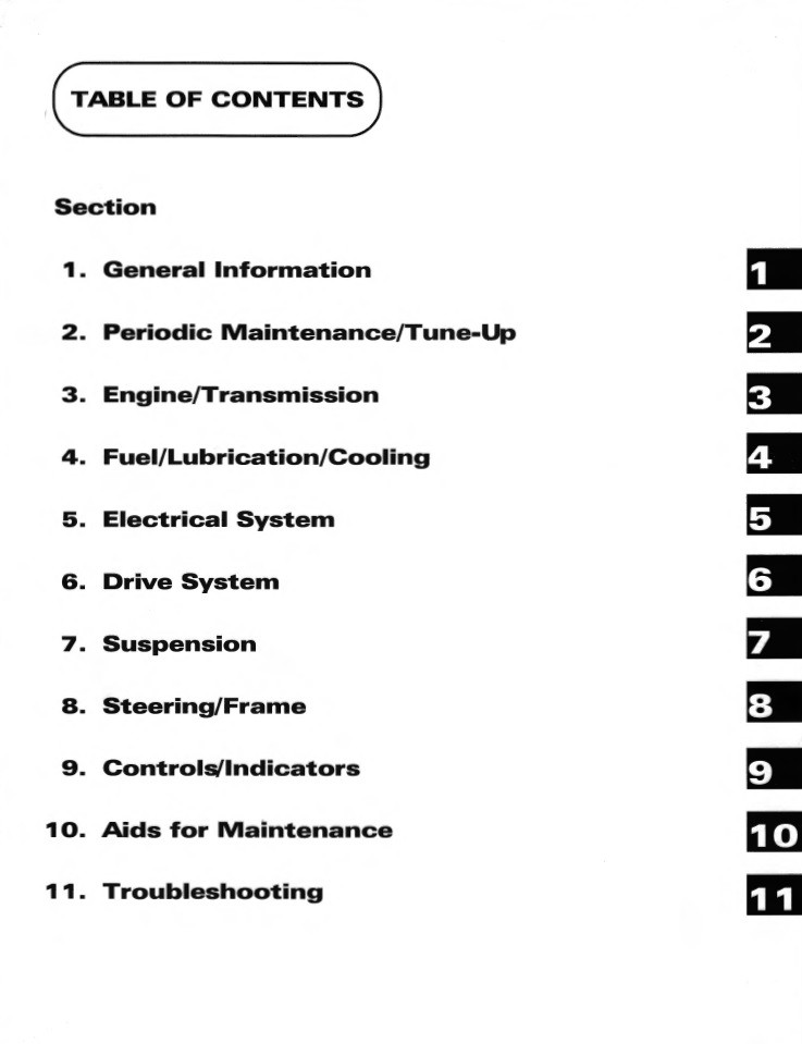 1996 ARCTIC CAT BEARCAT 454 SERVICE MANUAL visual data 3