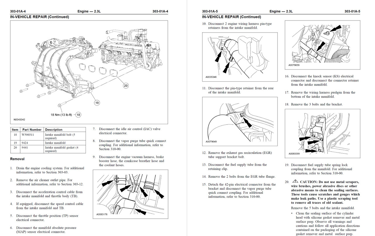 2008 FORD RANGER SERVICE MANUAL PDF visual data 8