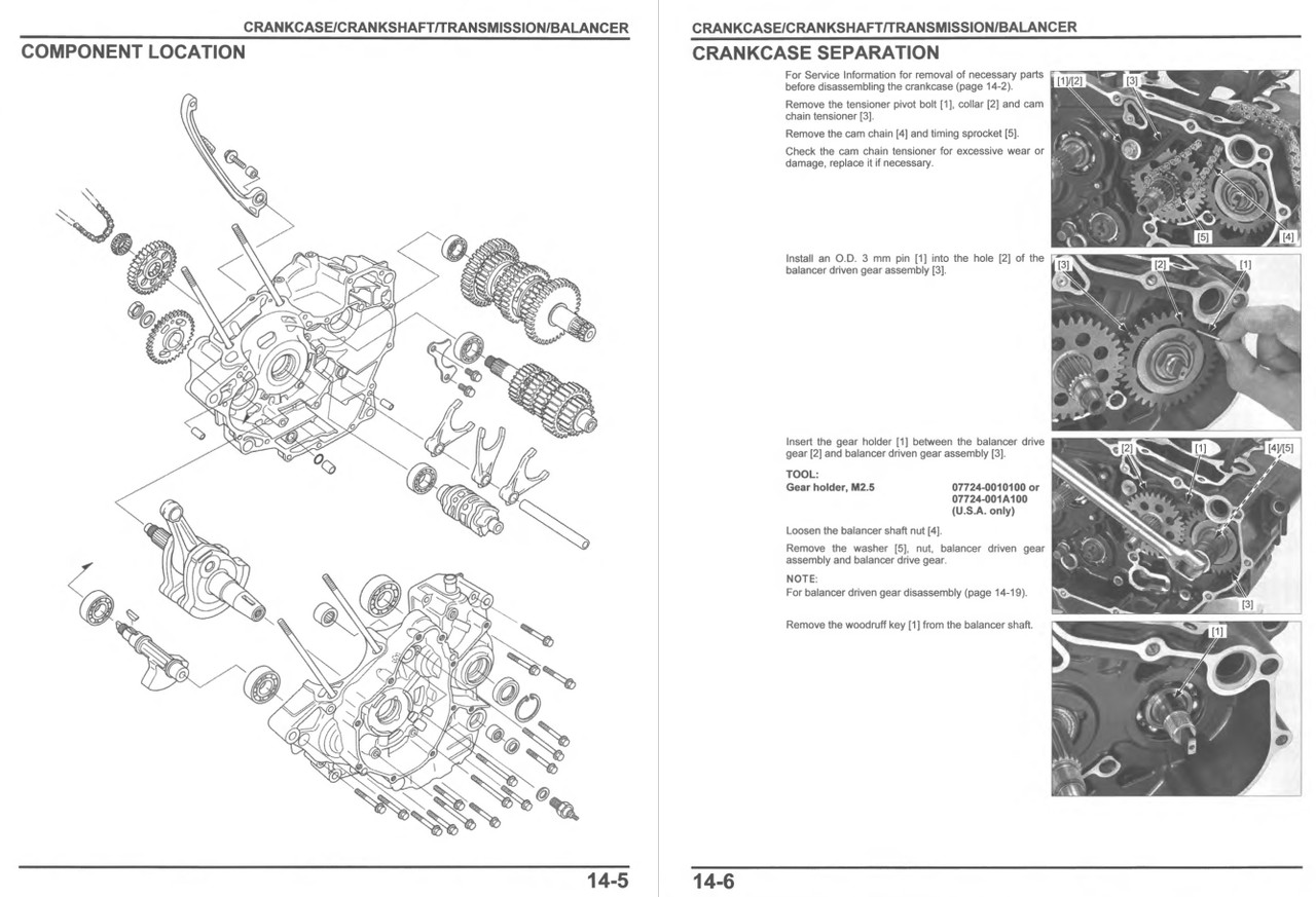 Printed Official Service Shop Repair Manual – Honda CBR300R & CBR300F A, Paper Media, Japan