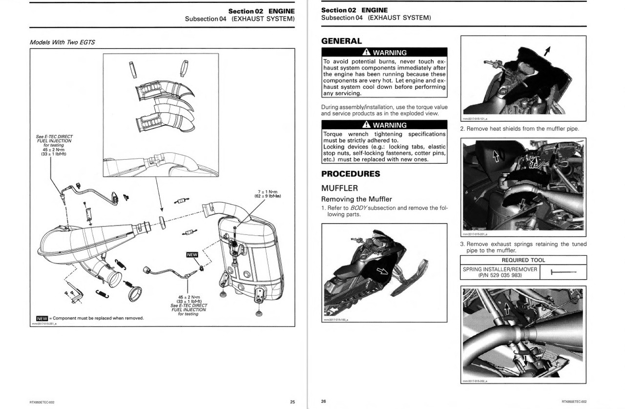 2018 SKI DOO 850 SERVICE MANUAL PDF FREE DOWNLOAD visual data 8