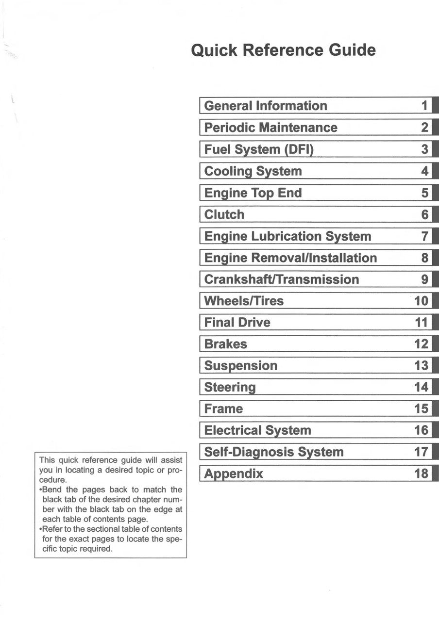 Service Manual Kawasaki 2023 Z650RS Repair