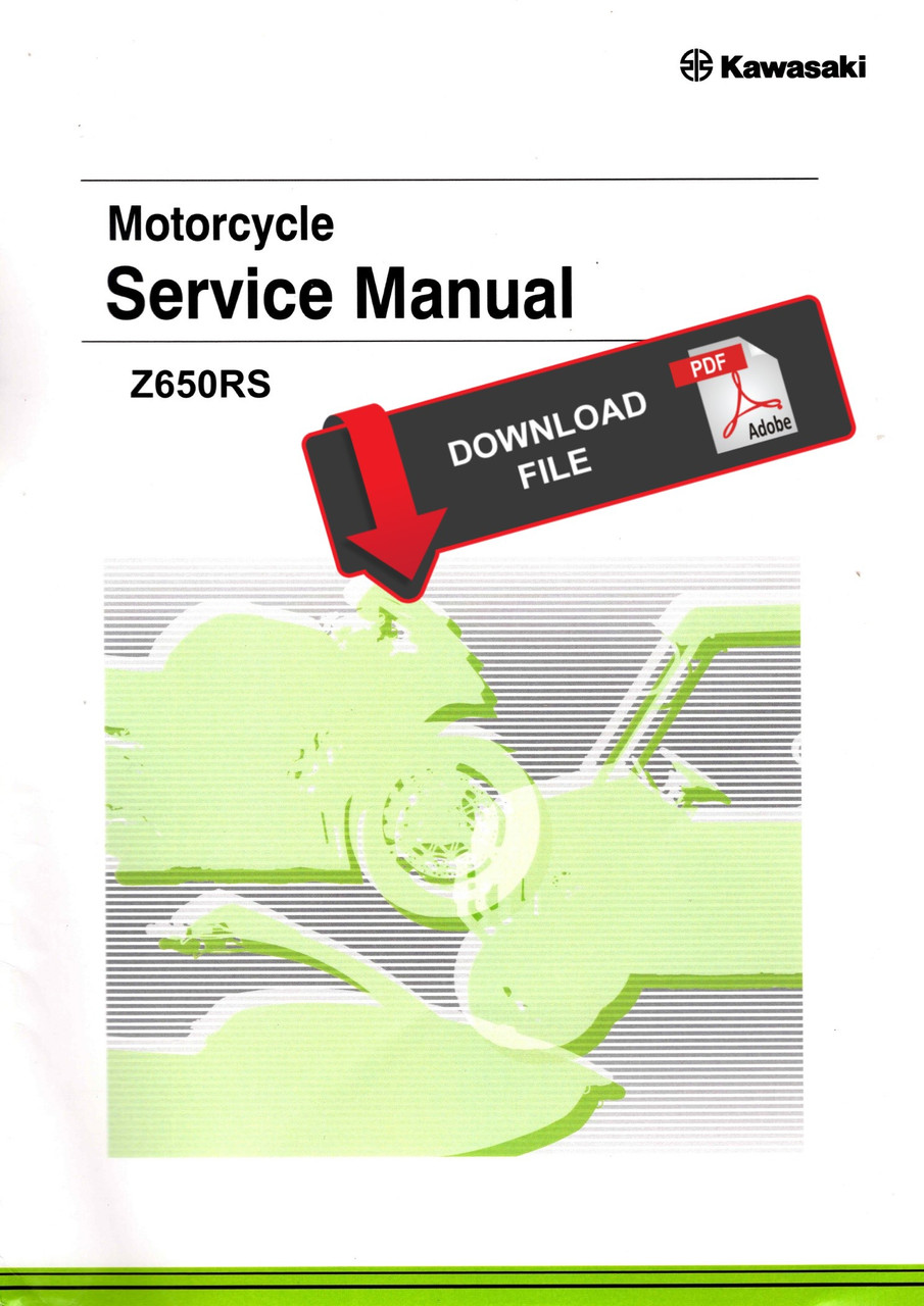 Service Manual Kawasaki 2022 Z650RS 50th Anniversary Edition Repair