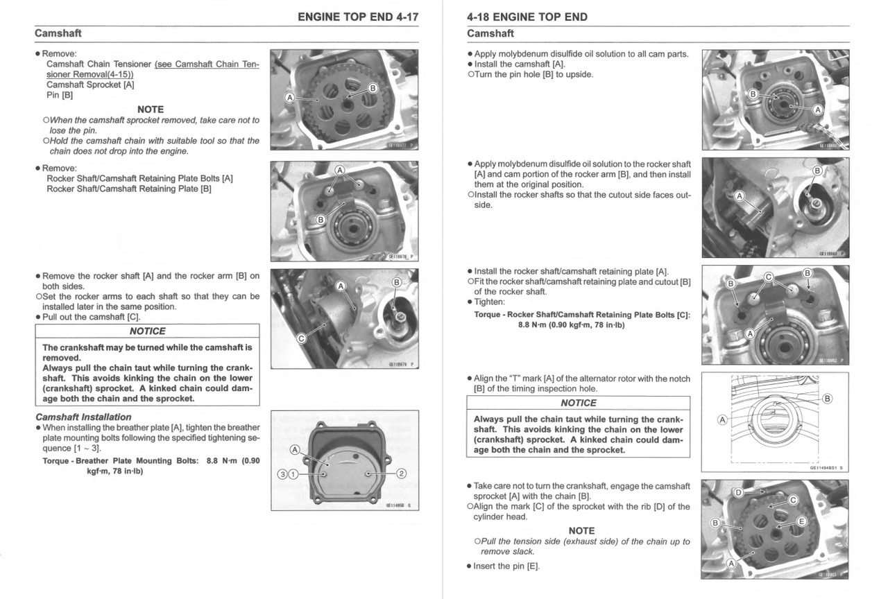 Service Manual Kawasaki 2022 KLX230 Repair