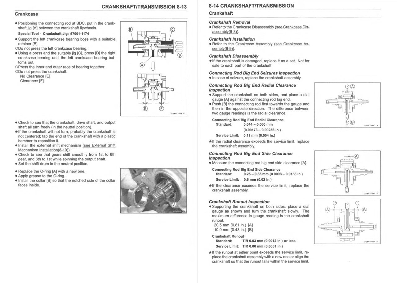 Kawasaki KLX230 サービスマニュアル Service Manual Kawasaki 2022 KLX230 Repair