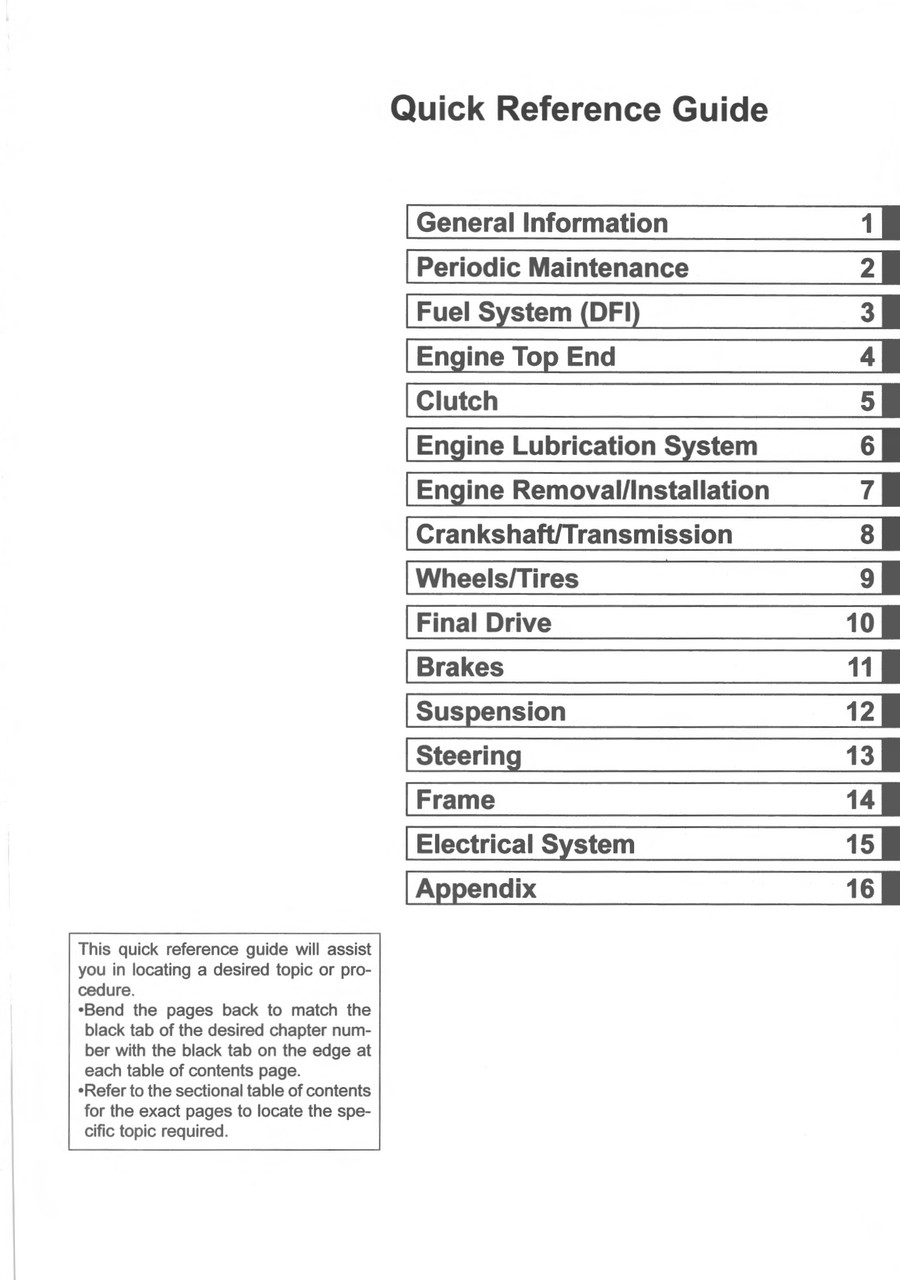 Service Manual Kawasaki 2022 KLX230 Repair