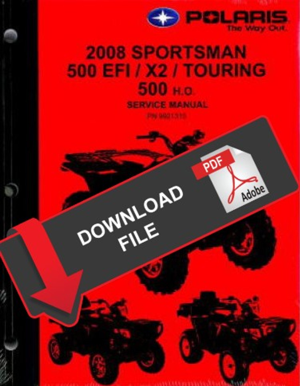 Polaris 2008 Sportsman 500 Atv Service Manual