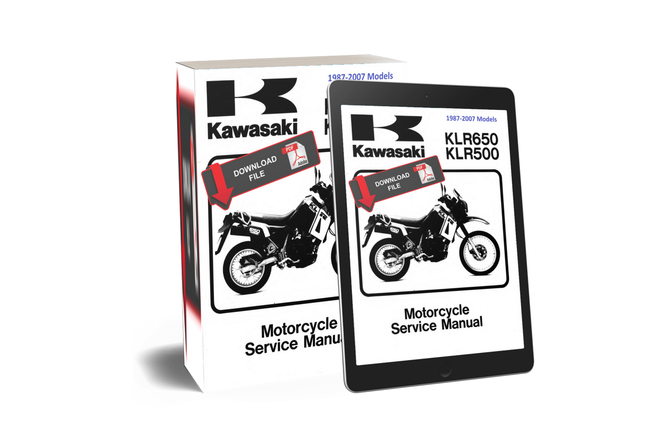 Service Manual Kawasaki 2004 KLR650 Repair